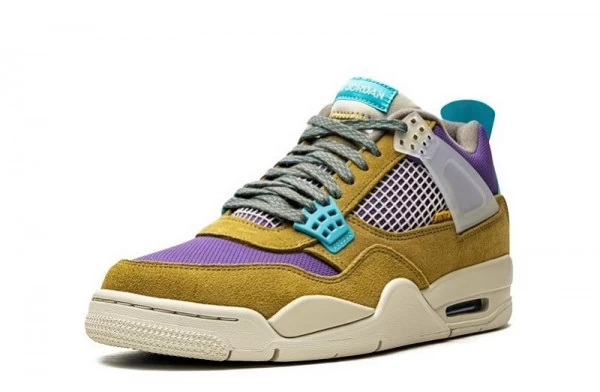 Union LA x Air Jordan 4 Retro 30th Anniversary Desert Moss Sneakers Reps - DJ5718-300 | good reps for shoes