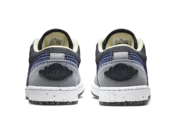 Air Jordan 1 Low Crater Black Grey Sneakers Reps - DM4657-001 | best replica sneaker ret sites