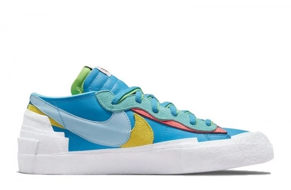 Alternative view of "Nike Blazer Low KAWS Sacai Neptune Blue"