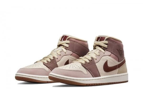 Air Jordan 1 Mid Dark Pony Smoky Mauve Sneakers Reps - DO7440-821 | buy reps sneakers website