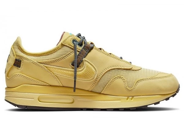 Travis Scott X Air Max 1 Wheat Saturn Gold Sneakers Reps - DO9392-700 | good reps for shoes