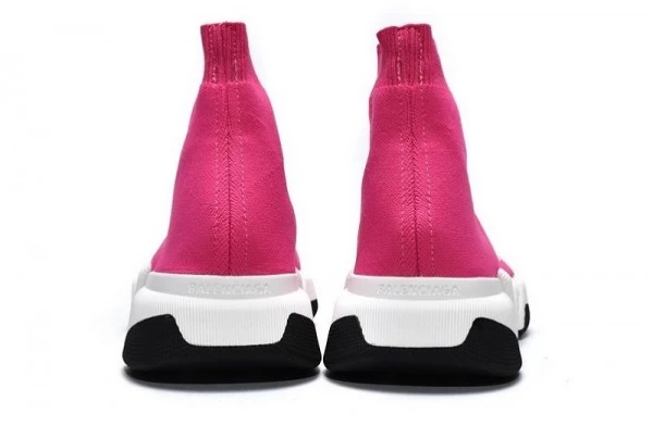 Pink and White Balenciaga Sneakers
