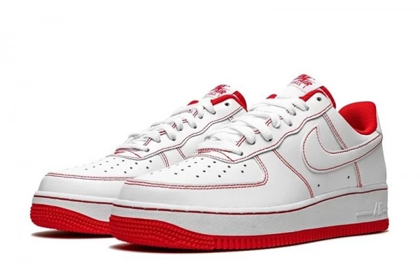 Nike Air Force 1 Low White University Red - CV1724-100 | Sneaker Rep Ret Websites