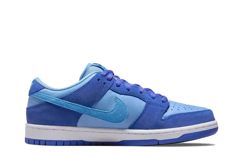 Blue and White Nike Sneakers