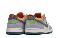 Otomo Katsuhiro x Nike SB Dunk Low Steamboy OST Green Blue Sneakers back view - LF0039-017 | Sneaker Rep Ret Websites