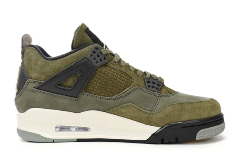 Air Jordan 4 Retro Craft Medium Olive Sneakers - FB9927-200 - Good Reps Ret For Shoes