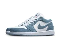 WMNS Air Jordan 1 Retro Low Canvas White Denim Reps Shoes - 315921-141 - Best Replica Ret Sneaker Sites