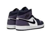Air Jordan 1 Mid Obsidian Sanded Purple Reps - 554724-445 Best Replica Ret Sneaker Sites