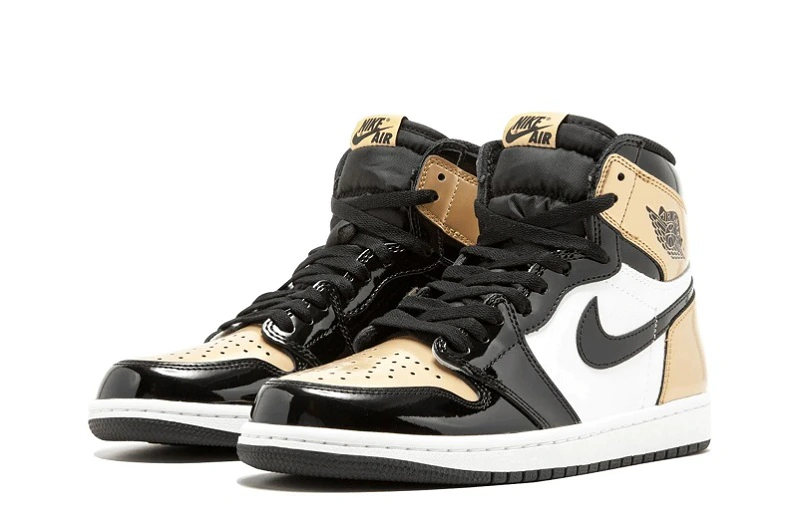 Buy Air Jordan 1 Retro High OG NRG Patent Gold Toe 3 Replica Sneakers | Good Reps Shoes at Retsneakers.com