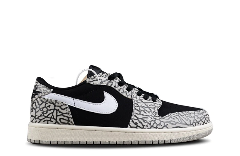 Air Jordan 1 Retro Low OG Black Cement Shoes - CZ0790-001 - Buy Reps Ret Sneakers Website