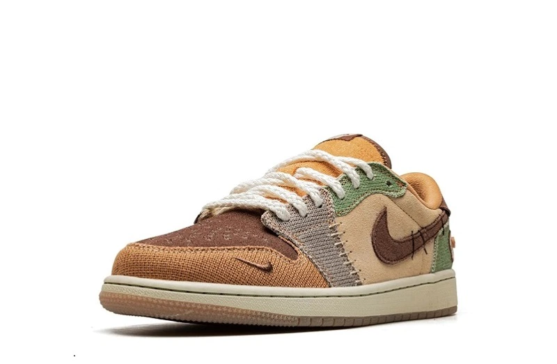 Zion Williamson x Air Jordan 1 Low OG Voodoo Reps Shoes - DZ7292-200 - Best Replica Ret Sneaker Sites