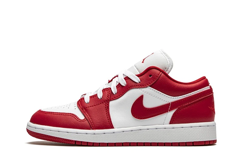 Where to buy the Air Jordan 1 Low GS Gym Red White Reps Sneakers? - 553560-611