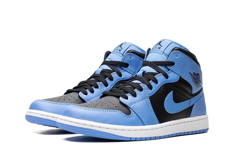Air Jordan 1 Mid University Blue Black Sneakers - DQ8426-401 - Buy Reps Ret Sneakers Website