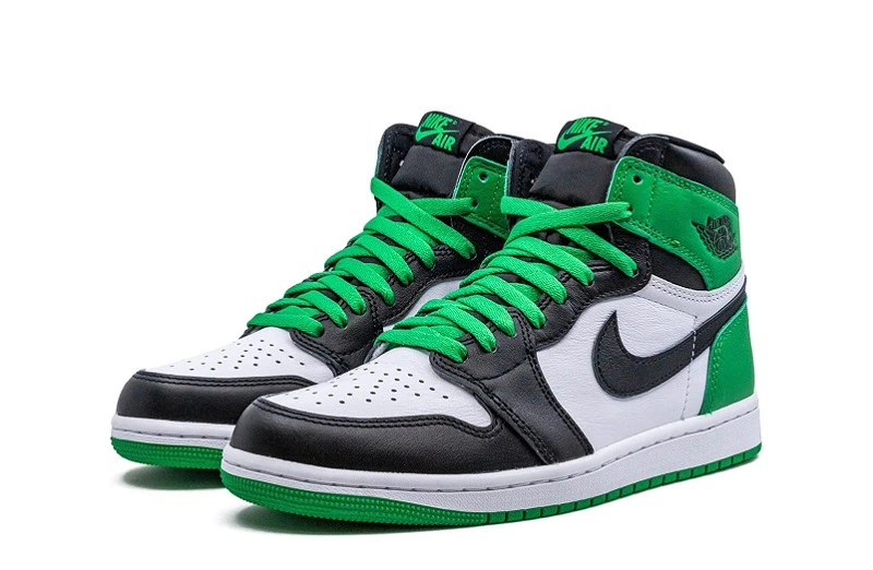 Air Jordan 1 Retro High OG Lucky Green Sneakers - DZ5485-031 - Sneaker Rep Ret Websites