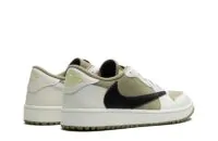 Travis Scott x Air Jordan 1 Low Golf ‘Neutral Olive’ Sneakers - FZ3124-200 | Buy Reps Ret Sneakers Website At Retsneakers.com