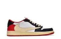 Travis Scott x Fragment x Air Jordan 1 Low White Black Red - DM7866-166 | Sneaker Rep Ret Websites