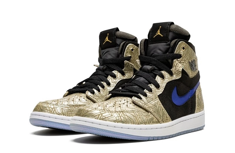 Air Jordan 1 Zoom Comfort Gold Laser Sneakers - DQ0659-700 - Best Replica Ret Sneaker Sites