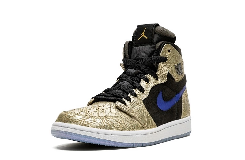Air Jordan 1 Zoom Comfort Gold Laser Sneakers - DQ0659-700 - Best Replica Ret Sneaker Sites