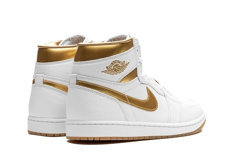 Wmns Air Jordan 1 Retro High OG Metallic Gold Sneakers - FD2596-107 - Best Replica Ret Sneaker Sites