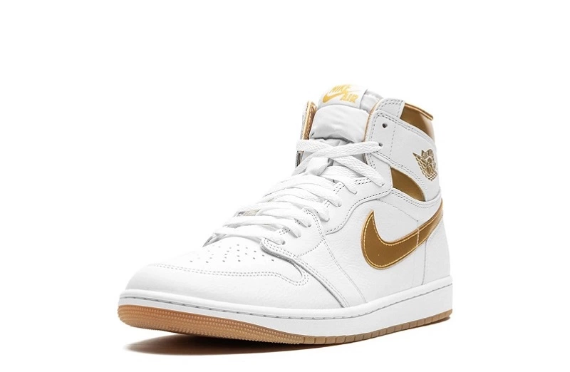 Wmns Air Jordan 1 Retro High OG Metallic Gold Sneakers - FD2596-107 - Best Replica Ret Sneaker Sites