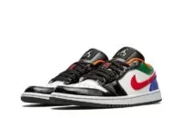 Wmns Air Jordan 1 Low 'Multi-Color' Black Toe Reps CZ4776-101 in just $112