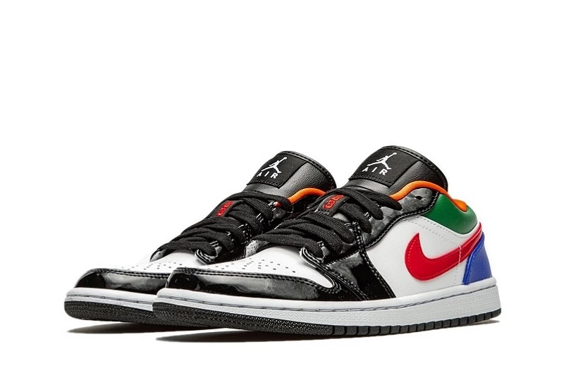 Wmns Air Jordan 1 Low 'Multi-Color' Black Toe Reps CZ4776-101 in just $112