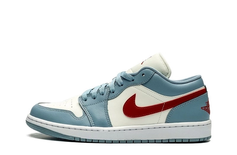 Wmns Air Jordan 1 Low 'Blue Whisper Dune Red' Reps DC0774-164 in just $102