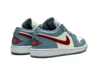 Wmns Air Jordan 1 Low 'Blue Whisper Dune Red' Reps DC0774-164 in just $102