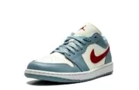 Wmns Air Jordan 1 Low 'Blue Whisper Dune Red' Reps DC0774-164 in just $102