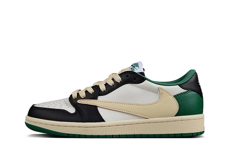 Travis Scott x Air Jordan 1 Retro Low OG SP 'Green Black White' Reps - DM7866-128 in just $115