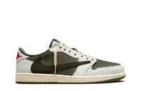 Travis Scott x Air Jordan 1 Retro Low OG SP 'Medium Olive' Reps - DM7866-200 in just $115