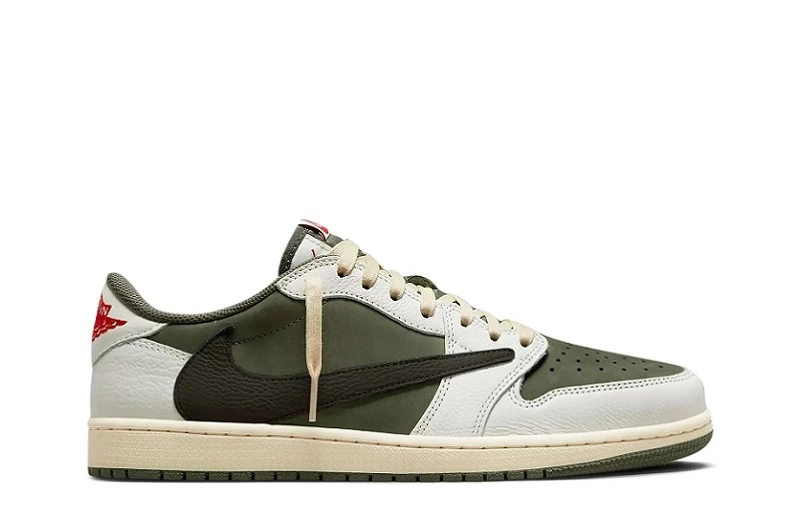 Travis Scott x Air Jordan 1 Retro Low OG SP 'Medium Olive' Reps - DM7866-200 in just $115