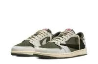 Travis Scott x Air Jordan 1 Retro Low OG SP 'Medium Olive' Reps - DM7866-200 in just $115