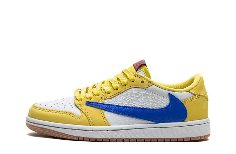 Travis Scott x Wmns Air Jordan 1 Retro Low OG SP 'Canary' Reps - DZ4137-700 in just $115
