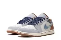 Air Jordan 1 Low SE 'Repaired Denim Swoosh' Reps FZ5042-041 in just $102