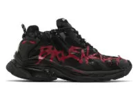 Balenciaga Runner 'Graffiti - Black Red' Reps - 677403W3RBQ1060 in just $155