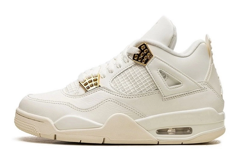 Wmns Air Jordan 4 Retro 'Metallic Gold' Reps - AQ9129-170 in just $125