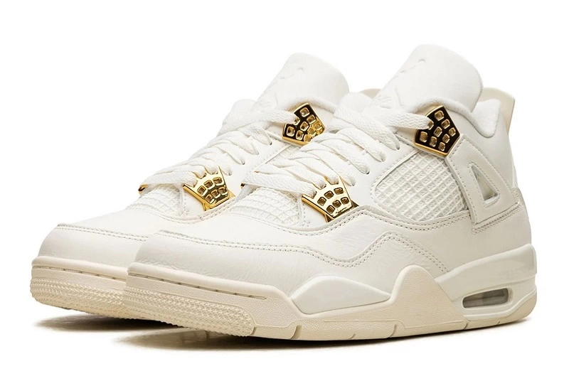 Wmns Air Jordan 4 Retro 'Metallic Gold' Reps - AQ9129-170 in just $125