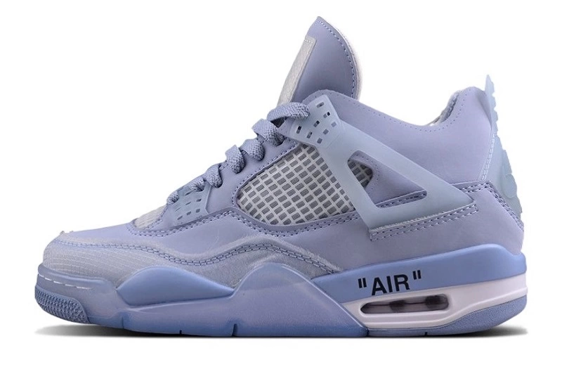 Off-White x Air Jordan 4 Retro SP 'Blue Purple' Reps CV9388-102 in just $125