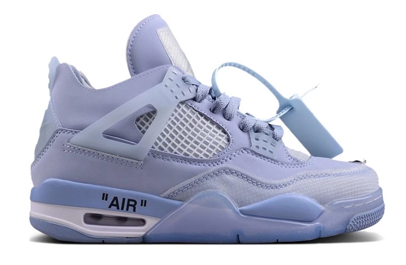 Off-White x Air Jordan 4 Retro SP 'Blue Purple' Reps CV9388-102 in just $125