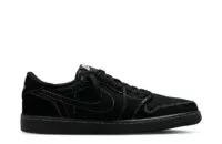 Travis Scott x Air Jordan 1 Low Black Phantom Reps in $112
