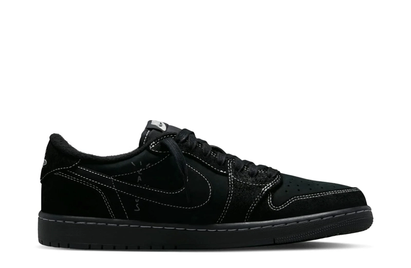 Travis Scott x Air Jordan 1 Low Black Phantom Reps in $112