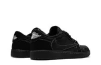 Travis Scott x Air Jordan 1 Low Black Phantom Reps in $112